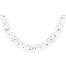 God Bless Personalized Banner