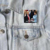 God Bless President Trump Button (In situ)