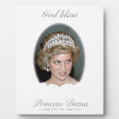God Bless Princess Diana - Herdenking Fotoplaat (Voorkant)