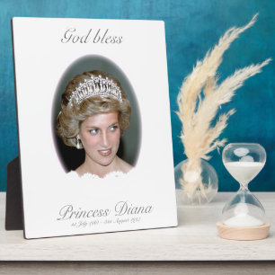 God Bless Princess Diana - Herdenking Fotoplaat