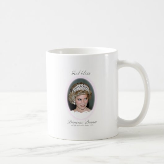 God Bless Princess Diana - Herdenking Koffiemok (Rechts)