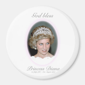 God Bless Princess Diana - Herdenking Magneet