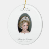 God Bless Princess Diana Keramisch Ornament (Links)