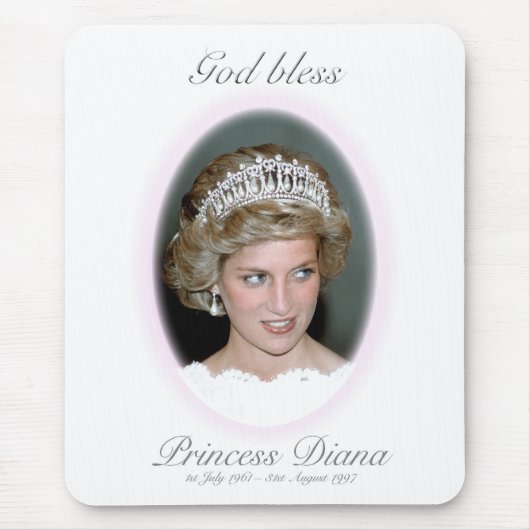 God Bless Princess Diana Muismat (Voorkant)