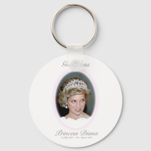 God Bless Princess Diana Sleutelhanger (Voorkant)