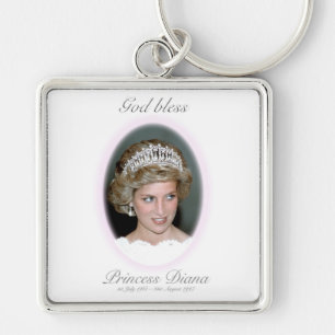 God Bless Princess Diana Sleutelhanger