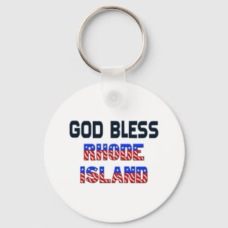 God Bless Rhode Island Sleutelhanger