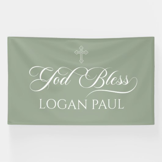 GOD BLESS SAGE banner backdrop  (Horizontaal)