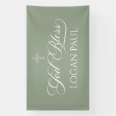 GOD BLESS SAGE banner backdrop  (Verticaal)