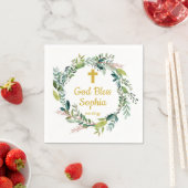 God Bless Son Daughter Baptism Communparty Servet (Insitu)