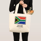 GOD BLESS SOUTH AFRICA GROTE TOTE BAG (Voorkant (product))
