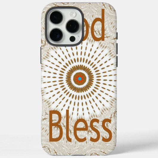"God Bless" | Tekst Traditioneel Afrikaans Motiefo Case-Mate iPhone Case (Achterkant)
