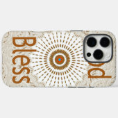 "God Bless" | Tekst Traditioneel Afrikaans Motiefo Case-Mate iPhone Case (Achterkant (horizontaal))