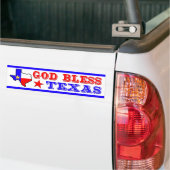 God Bless Texas Bumpersticker (Op Truck)