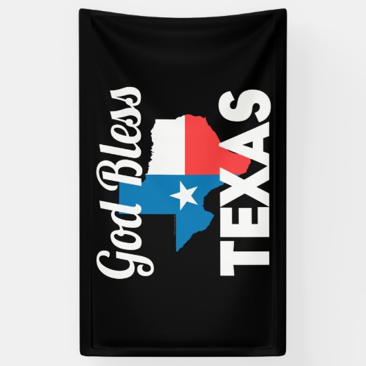 God Bless Texas Spandoek (Verticaal)