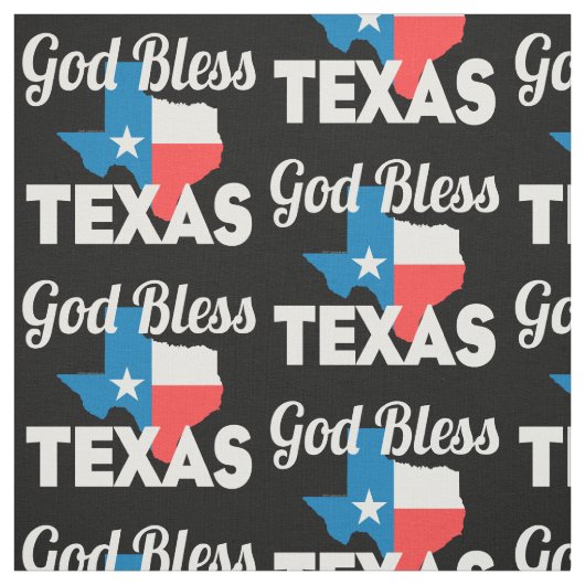 God Bless Texas Stof (Swatch)