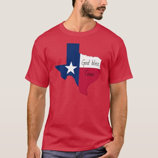 God bless Texas T-Shirt (Voorkant)