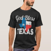 God Bless Texas T-shirt (Voorkant)