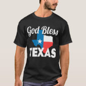 God Bless Texas T-shirt (Voorkant)