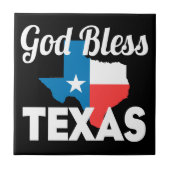 God Bless Texas Tegeltje (Voorkant)