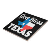 God Bless Texas Tegeltje (Zijkant)