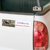 God Bless the  American Farmer bumpersticker (Op Truck)