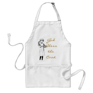 God Bless The Cook Apron Standaard Schort
