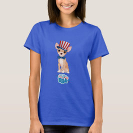 God Bless The USA Chihuahua T-shirt