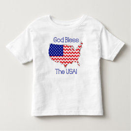 God Bless The USA Toddler T-Shirt