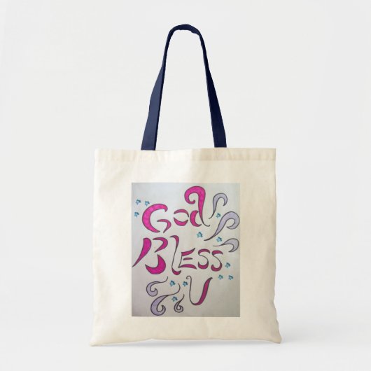 God Bless U Bag Tote Bag (Voorkant)
