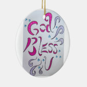 God Bless U Ornament (Rechts)