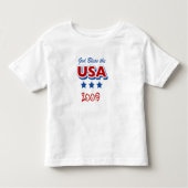 God Bless USA, 2009 Toddler T Shirt (Voorkant)