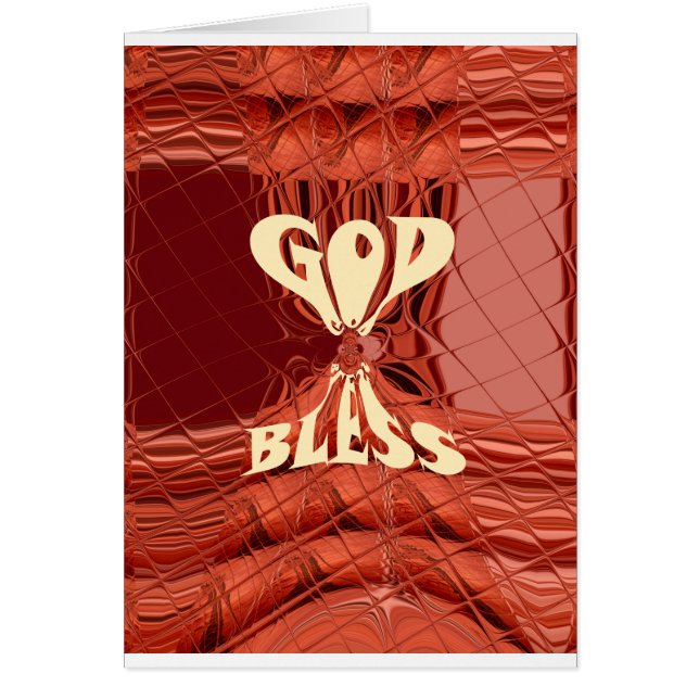 God Bless You Golden kenya Hakuna Matata Giraffe (Voorkant)