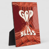 God Bless You Golden kenya Hakuna Matata Giraffe Fotoplaat (Zijkant)