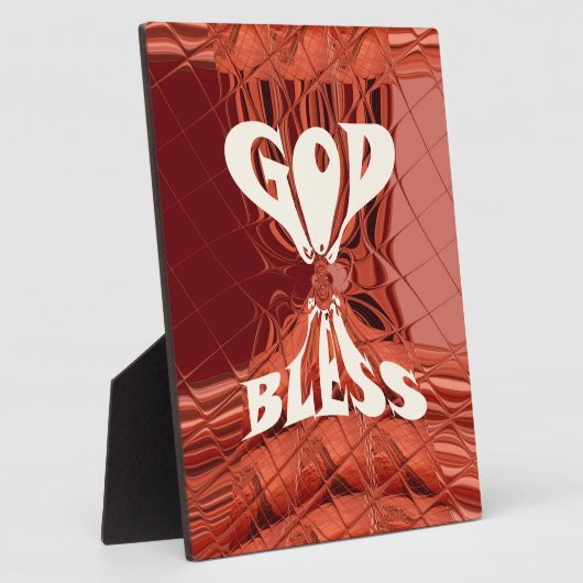 God Bless You Golden kenya Hakuna Matata Giraffe Fotoplaat (Zijkant)