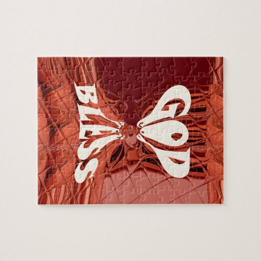 God Bless You Golden kenya Hakuna Matata Giraffe Legpuzzel (Horizontaal)