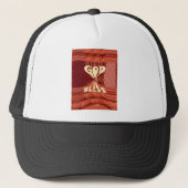 God Bless You Golden kenya Hakuna Matata Giraffe Trucker Pet (Voorkant)