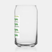 God Bless You Ierse Zegen Blikvorm Glas (Links)