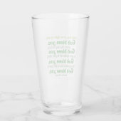 God Bless You Ierse Zegen Glas (Achterkant)