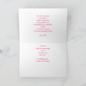 God Bless YOu op Valentijnsdag Feestdagen Kaart (Binnen)