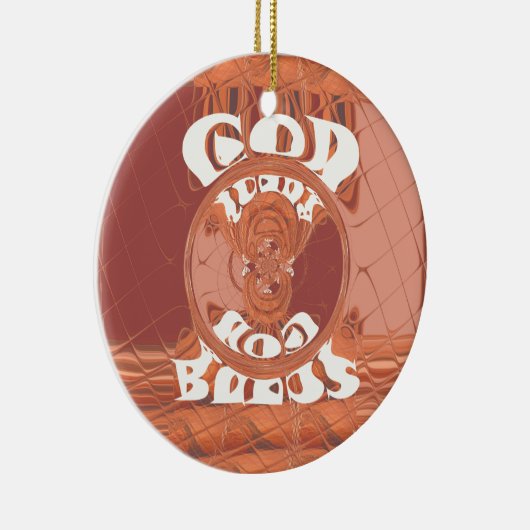 God Bless You – Spirituele print geïnspireerd op A Keramisch Ornament (Rechts)