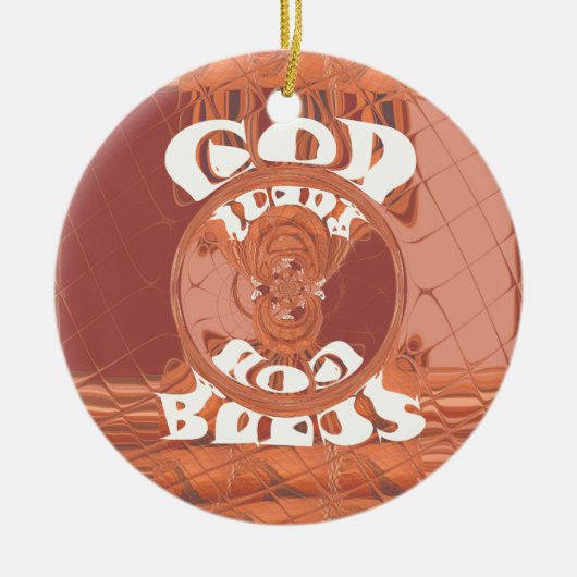 God Bless You – Spirituele print geïnspireerd op A Keramisch Ornament (Voorkant)