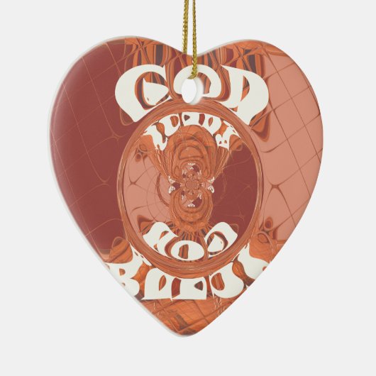 God Bless You – Spirituele print geïnspireerd op A Keramisch Ornament (Rechts)