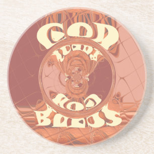 God Bless You – Spirituele print geïnspireerd op A Zandsteen Onderzetter