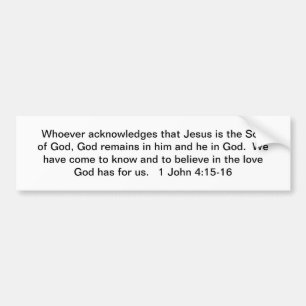 God blijft in de Believer Bumpersticker