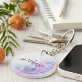 GOD BLOK JE FLORAL SLEUTELHANGER (Voorkant Rechts)