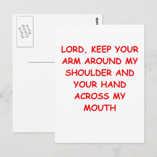 GOD BRIEFKAART (Voorkant / Achterkant)