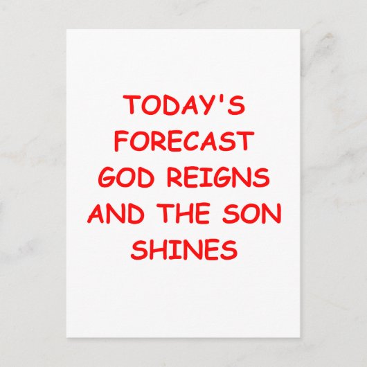 GOD BRIEFKAART (Voorkant)