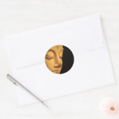 God Buddha Ronde Sticker (Envelop)