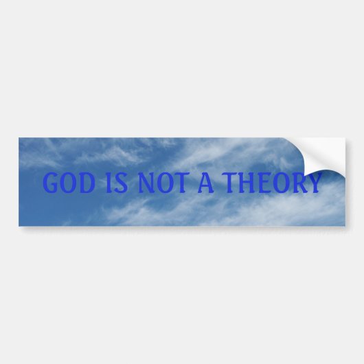 GOD BUMPERSTICKER (Voorkant)